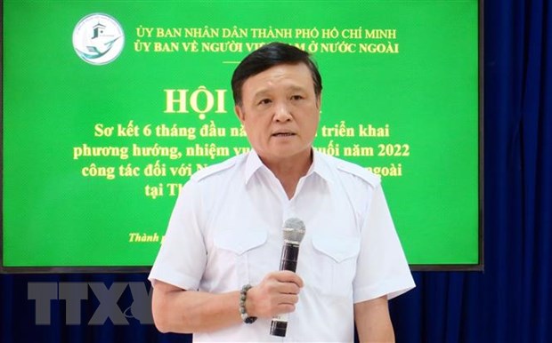 Ông Phùng Công Dũng, Chủ nhiệm Ủy ban về người Việt Nam ở nước ngoài Thành phố Hồ Chí Minh. (Ảnh: Xuân Khu/TTXVN)