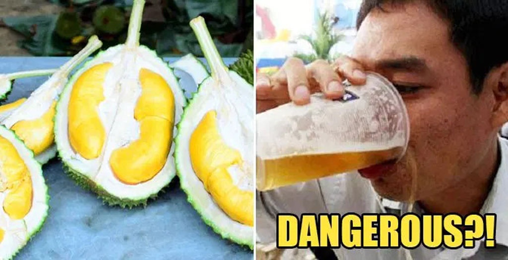 Đã ăn sầu riêng không nên uống bia rượu! Ảnh SHUTTERSTOCK