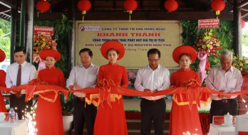 Khánh thành công trình phụ trợ tại Khu lưu niệm Luật sư Nguyễn Hữu Thọ
