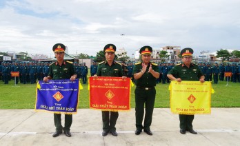 Bế mạc Hội thao Trung đội Dân quân cơ động năm 2022