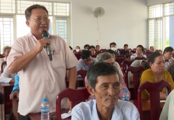 Cử tri Tân Trụ đặc biệt quan tâm triệt xóa vấn nạn 'tín dụng đen'