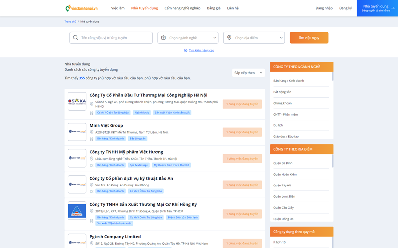 Phát huy sức mạnh tuyển dụng online trong 'cơn khát' nhân lực tại Hà Nội cùng vieclamhanoi.vn