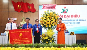 Anh Nguyễn Thanh Phúc tái đắc cử Bí thư Thành đoàn Tân An