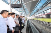 PM Pham Minh Chinh checks progress of Nhon-Hanoi Station urban railway