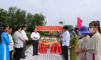 Khởi công xây dựng Cầu Bà Hạt do nguyên Chủ tịch nước Trương Tấn Sang vận động tài trợ