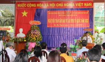 Tân Trụ tổ chức ngày hội Toàn dân bảo vệ an ninh Tổ quốc