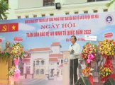 Chủ tịch UBND tỉnh - Nguyễn Văn Út dự Ngày hội Toàn dân bảo vệ an ninh Tổ quốc tại huyện Đức Hòa