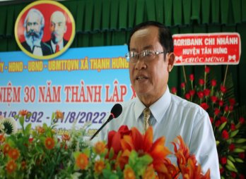 Thạnh Hưng  tổ chức lễ Kỷ niệm 30 năm ngày thành lập xã Thạnh Hưng  tổ chức lễ Kỷ niệm 30 năm ngày thành lập xã