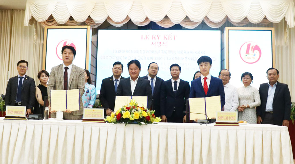 Trade connection between Long An enterprises and Korean ones A memorandum of cooperation is signed