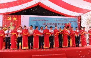 Nguyên Chủ tịch nước – Trương Tấn Sang dự Lễ khánh thành Trường THCS Trương Minh Bạch
