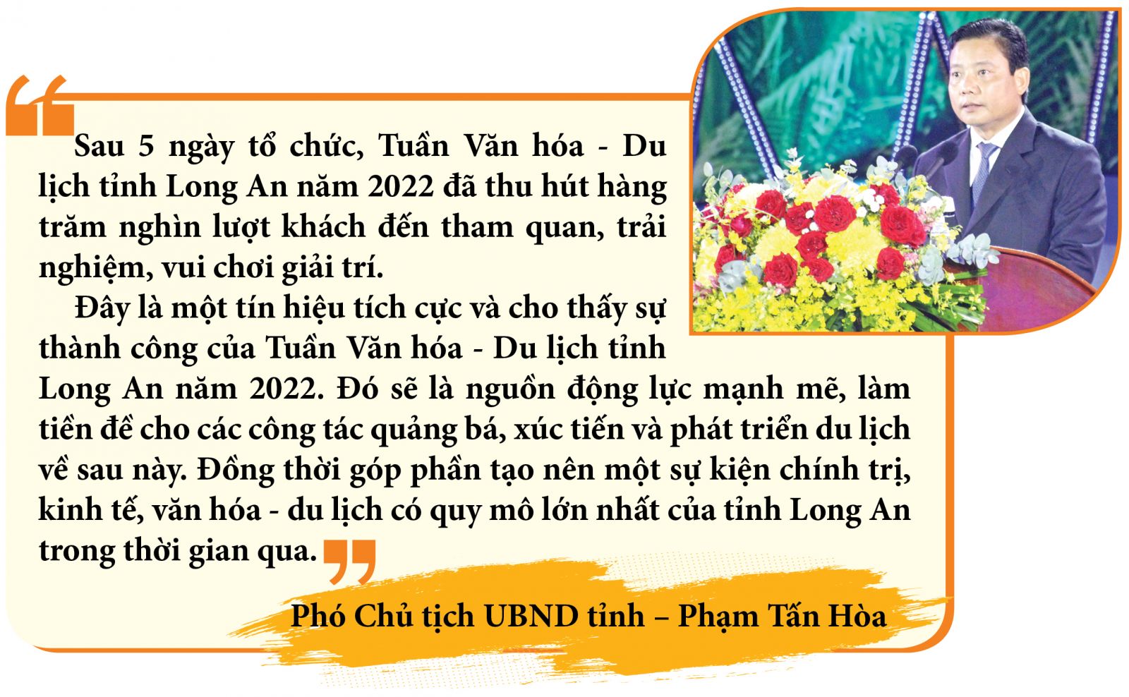 Tuần văn hóa - Du lịch tỉnh Long An - Bước đà cho ngày 'cất cánh'