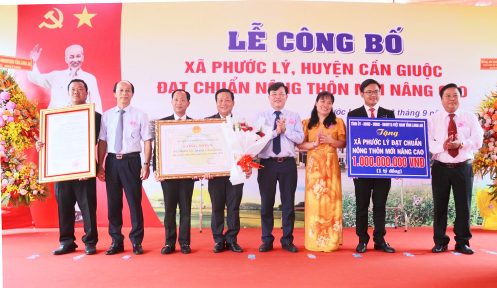Phước Lý về đích nông thôn mới nâng cao trước hạn