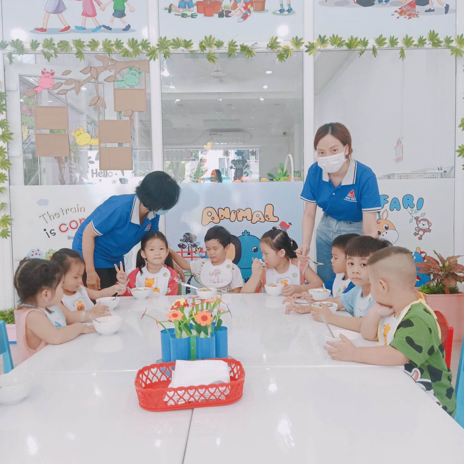 Cơ sở mầm non Anh Việt: Xây dựng môi trường giáo dục lấy trẻ làm trung tâm
