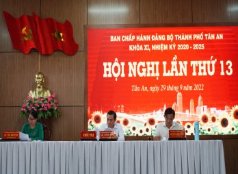 Đến tháng 9/2022, TP.Tân An cơ bản đạt các chỉ tiêu nghị quyết đề ra