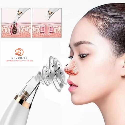 Shudo máy hút mụn mini cầm tay tại nhà ngăn chặn viêm da