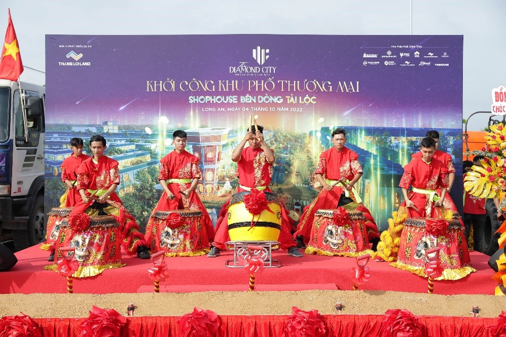 Thắng Lợi Land khởi công khu phố thương mại The Diamond City