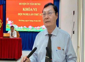 Huyện ủy Tân Hưng đạt nhiều kết quả trong thực hiện Nghị quyết 9 tháng Huyện ủy Tân Hưng đạt nhiều kết quả trong thực hiện Nghị quyết 9 tháng