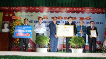 Mỹ Thạnh đón nhận danh hiệu xã đạt chuẩn nông thôn mới Mỹ Thạnh đón nhận danh hiệu xã đạt chuẩn nông thôn mới