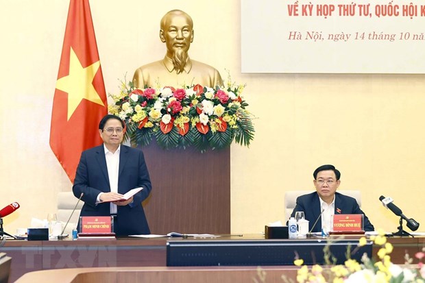 Kỳ họp thứ 4 Quốc hội khóa XV sẽ khai mạc vào ngày 20/10