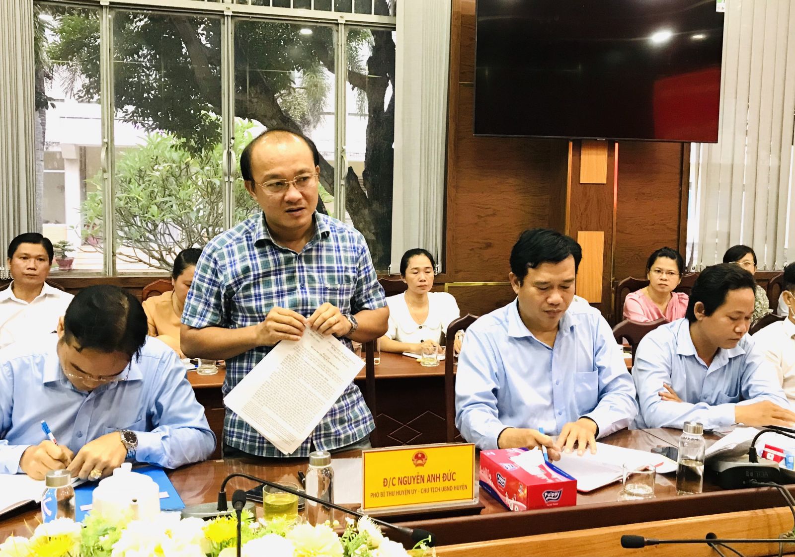 Kiểm tra, hướng dẫn nghiệp vụ công tác tư pháp tại huyện Cần Giuộc