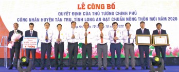 Đổi thay trên huyện nông thôn mới Tân Trụ