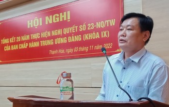 Thạnh Hóa tổng kết 20 năm thực hiện Nghị quyết số 23-NQ/TW Thạnh Hóa tổng kết 20 năm thực hiện Nghị quyết số 23-NQ/TW