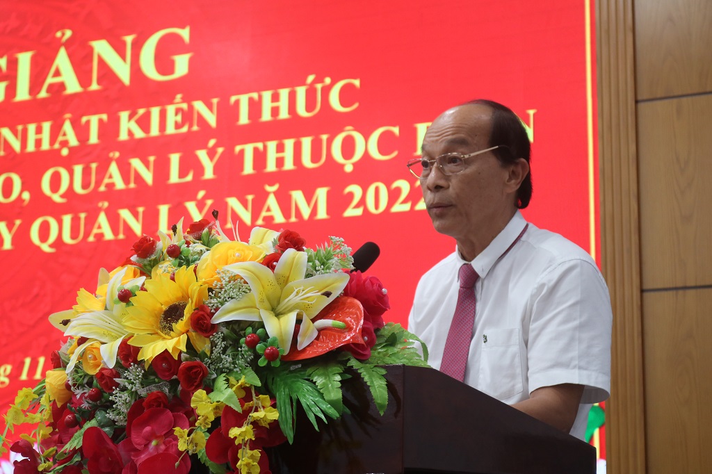 133 học viên hoàn thành Lớp bồi dưỡng, cập nhật kiến thức dành cho cán bộ lãnh đạo, quản lý