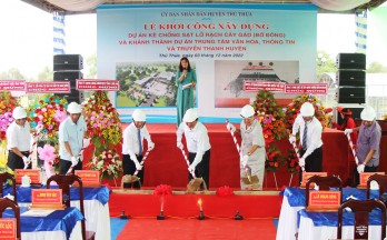 Thủ Thừa khởi công Dự án Kè chống sạt lở rạch Cây Gáo Thủ Thừa khởi công Dự án Kè chống sạt lở rạch Cây Gáo