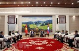Tổng Bí thư, Chủ tịch nước Lào tiếp đoàn đại biểu ĐCS Việt Nam