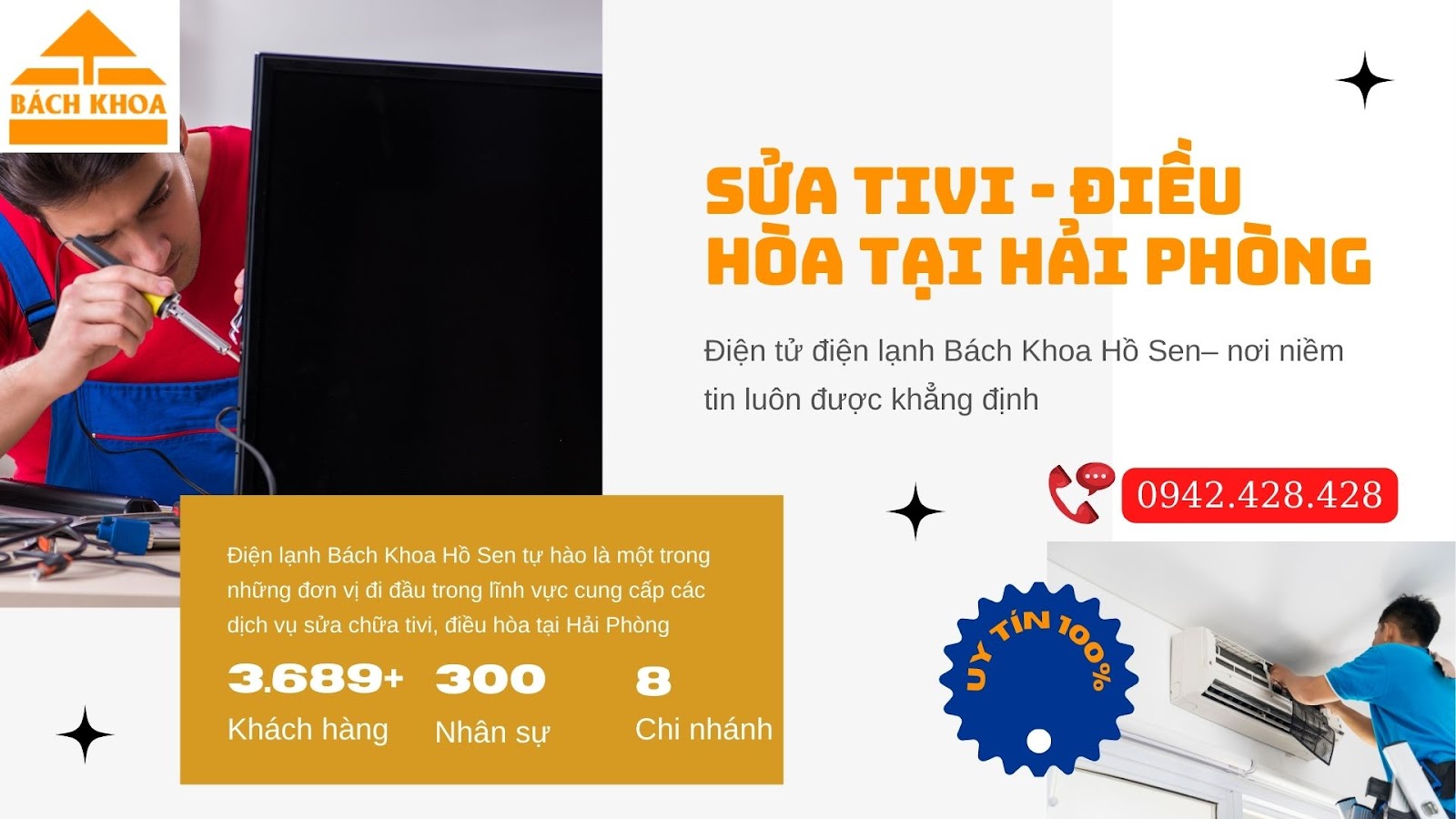 Địa chỉ sửa tivi - điều hòa uy tín tại Hải Phòng