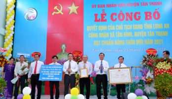 Tân Thạnh đạt và vượt 16/16 chỉ tiêu Nghị quyết Huyện ủy năm 2022 Tân Thạnh đạt và vượt 16/16 chỉ tiêu Nghị quyết Huyện ủy năm 2022