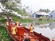 Xác minh nguồn gốc thuyền rồng có hoa văn lạ trôi dạt ở Kiên Giang