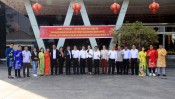 Phó Chủ tịch Thường trực HĐND tỉnh - Mai Văn Nhiều thăm, chúc tết các doanh nghiệp tại huyện Thủ Thừa