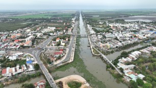 Thị trấn Tân Thạnh nỗ lực hoàn thành các tiêu chí đô thị văn minh