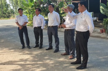 Tân Thạnh: Lãnh đạo huyện kiểm tra các công trình xây dựng cơ bản Tân Thạnh: Lãnh đạo huyện kiểm tra các công trình xây dựng cơ bản
