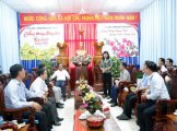 Bí thư Tỉnh ủy Long An - Nguyễn Văn Được thăm, chúc tết các đơn vị