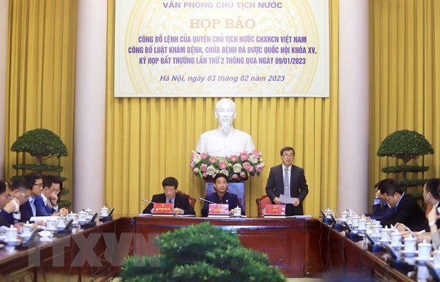 Công bố Lệnh của quyền Chủ tịch nước về Luật Khám bệnh, chữa bệnh