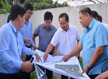 Bí thư Tỉnh ủy, Chủ tịch HĐND tỉnh – Nguyễn Văn Được khảo sát các công trình giao thông trọng điểm
