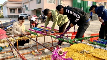Tân Hưng: 74 thanh niên lên đường nhập ngũ tham gia hội trại tòng quân