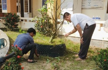Xã Hưng Điền phát động Toàn dân thực hiện xây dựng môi trường nông thôn mới
