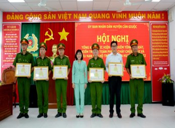 Tổng kết thực hiện cao điểm tổng rà soát kiểm tra an toàn phòng cháy, chữa cháy