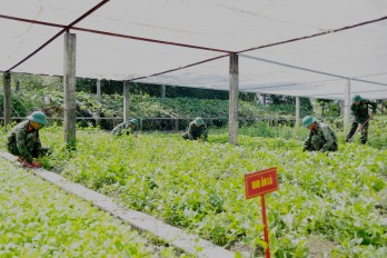 Tăng gia ở đơn vị công binh