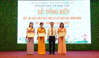Long An có 102 giáo viên đạt danh hiệu giáo viên dạy giỏi cơ sở giáo dục mầm non cấp tỉnh