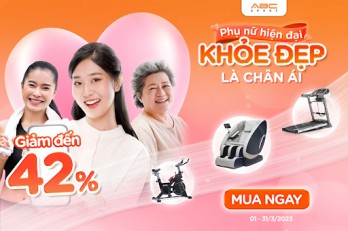 Ghế massage ABCSport - Quà tặng sức khỏe ý nghĩa với ưu đãi lên đến 42%