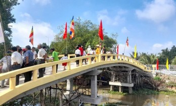 Tân Thạnh: Huy động nhiều nguồn lực xây dựng cầu giao thông nông thôn