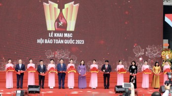 Khai mạc hội báo toàn quốc 2023: 'Đoàn kết - Chuyên nghiệp - Văn hóa - Sáng tạo'