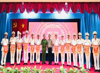 Khối thi đua số 2 Công an tỉnh Long An tổ chức Hội thi Bí thư chi bộ giỏi