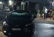 Ô tô bốc cháy trong đêm, người dân cứu tài xế nhưng bất thành