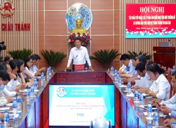 Châu Thành tập huấn tiếp nhận, xử lý phản ánh, kiến nghị trên môi trường số