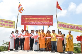 Khánh thành cầu giao thông nông thôn nối liền 2 huyện Tân Thạnh - Cái Bè Khánh thành cầu giao thông nông thôn nối liền 2 huyện Tân Thạnh - Cái Bè